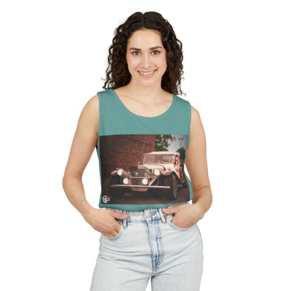Classic Car Graphic Tank Top - Retro Vibe Unisex Apparel - Image 51