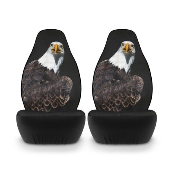 Wild Eagle Polyester Car Seat Covers - Nature-Inspired Design for Outdoor Enthusiasts - Image 2