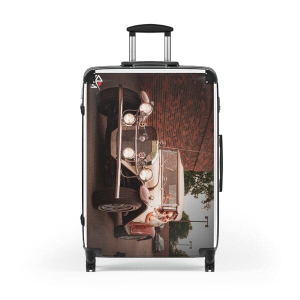 Vintage Car Design Suitcase - Travel in Style - Image 9