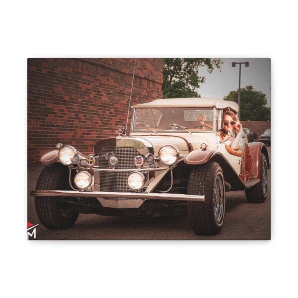 Vintage Car Matte Canvas Wall Art - Image 5